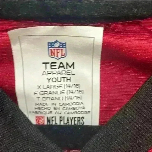 Julio Jones NFL Team Apparel Atlanta Falcons #11 Jersey Youth Size X Large 14/16 - Picture 2 of 6